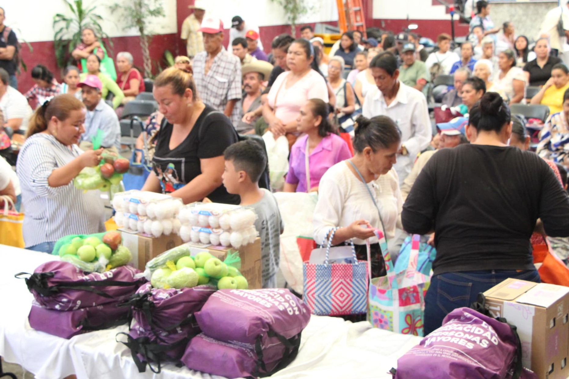 ENTREGA DE DOTACIONES ALIMENTARIAS DIF